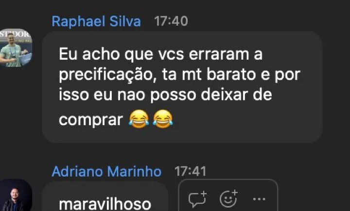 Depoimento real de aluno da turma 3